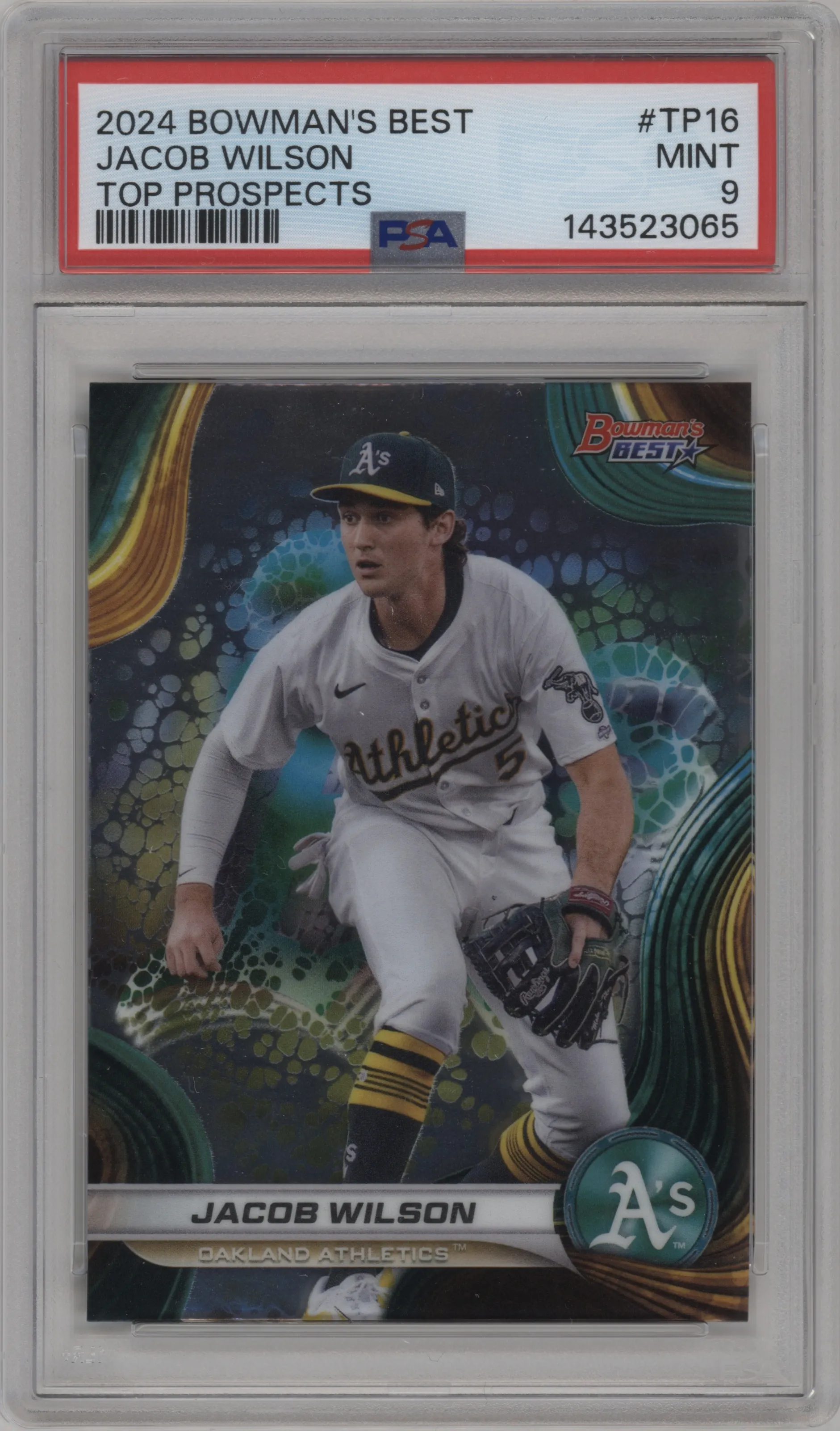 2024 Bowman's Best Top Prospects Jacob Wilson PSA 9