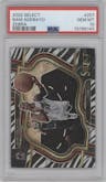 Bam Adebayo from the 2022-23 Panini Select set featuring a Zebra parallel graded by PSA and given an overall grade of 10.