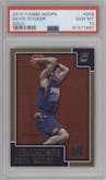 Devin Booker from the 2015-16 Panini NBA Hoops set featuring a Gold parallel graded by PSA and given an overall grade of 10.
