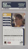 Aaron Rodgers from the 2005 Press Pass SE set featuring a Gold parallel graded by PSA and given an overall grade of 10.