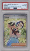 Perrin from the 2024 Pokemon SV set graded by PSA and given an overall grade of 10.