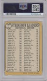 Jim Bunning/Ferguson Jenkins/Gaylord Perry from the 1968 Topps set graded by PSA and given an overall grade of 7.