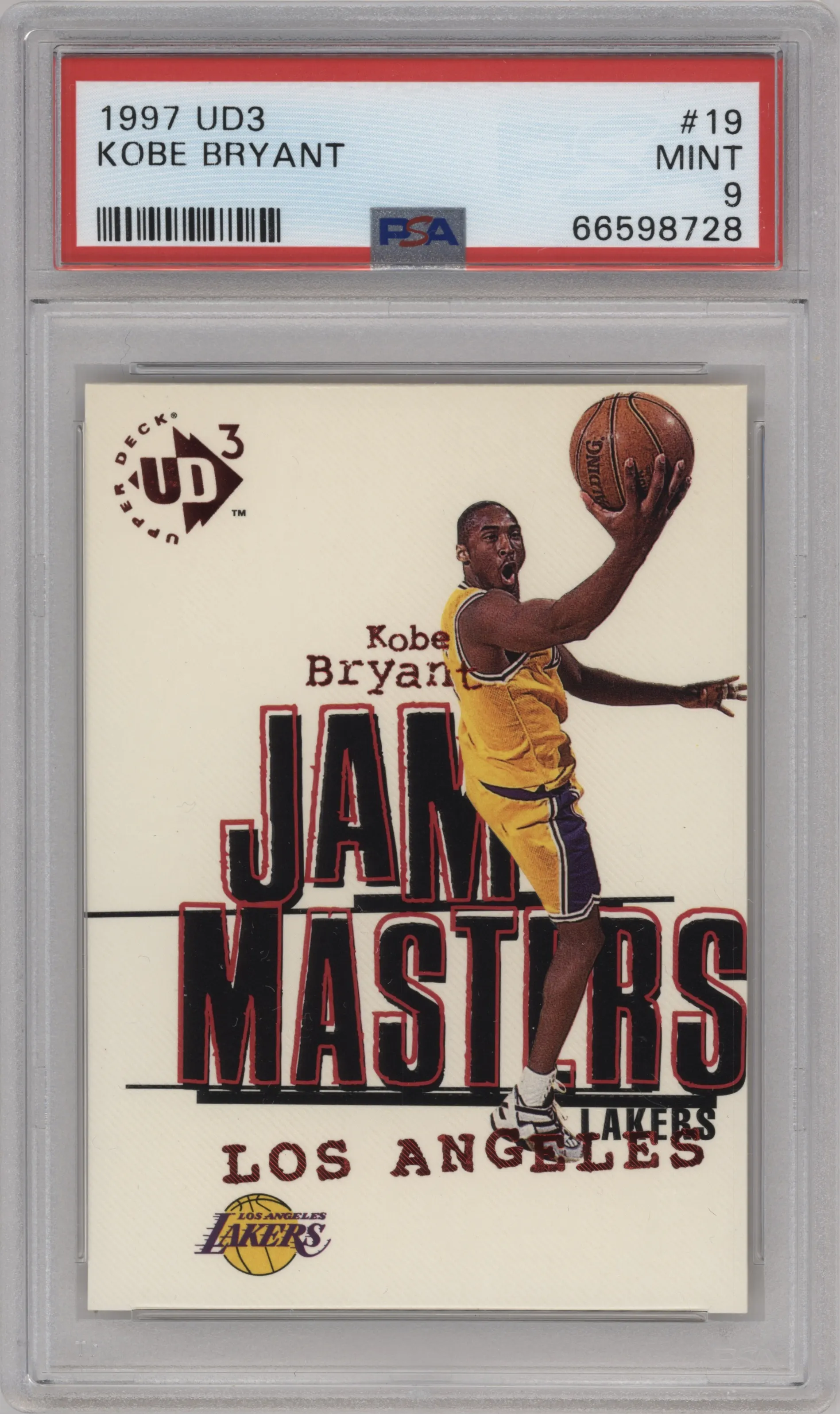 1997 Upper Deck UD3 Kobe Bryant #19 PSA 9