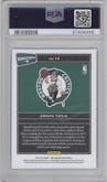 Jayson Tatum from the 2019-20 Panini One and One set graded by PSA and given an overall grade of 9.
