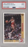 Dominique Wilkins from the 1991-92 Upper Deck set graded by PSA and given an overall grade of 9.