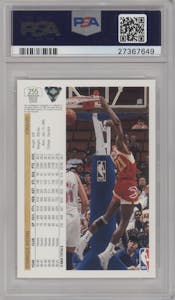 Dominique Wilkins from the 1991-92 Upper Deck set graded by PSA and given an overall grade of 9.