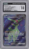 Iron Leaves ex from the 2024 Pokemon SV JPN set graded by CSG and given an overall grade of 10.