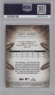 Paul Skenes from the 2024 Bowman set graded by PSA and given an overall grade of 10.