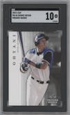 Shohei Ohtani  from the 2018 Leaf Premier Rookies set graded by SGC and given an overall grade of 10.