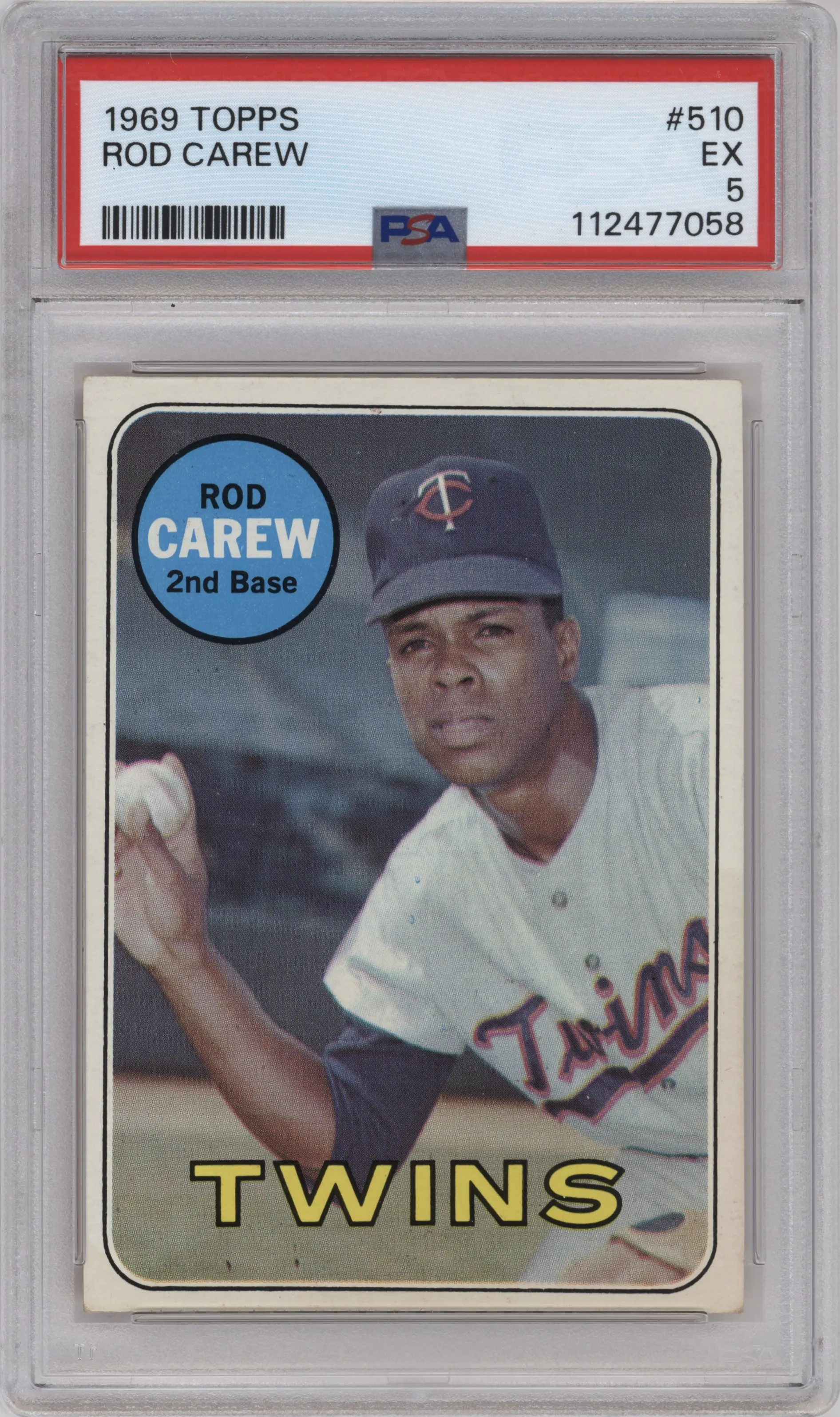 1969 Topps Rod Carew PSA 5