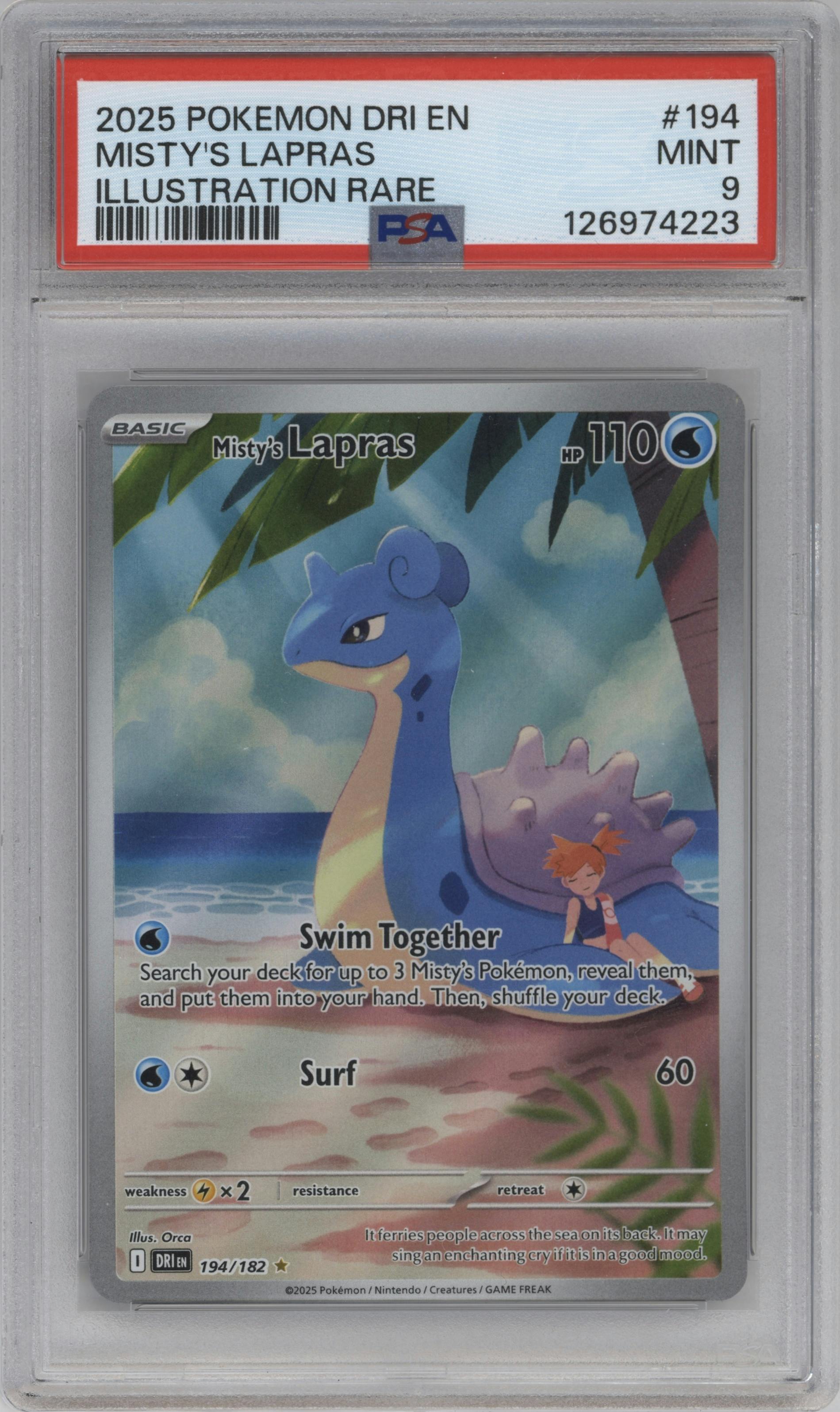 Misty's Lapras