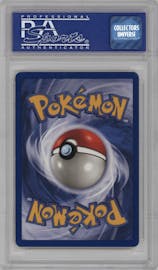 Charizard from the 1999 Pokemon set graded by PSA and given an overall grade of 10.