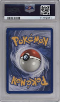 Pikachu Gold Star from the 2006 Pokemon EX set graded by PSA and given an overall grade of 6.
