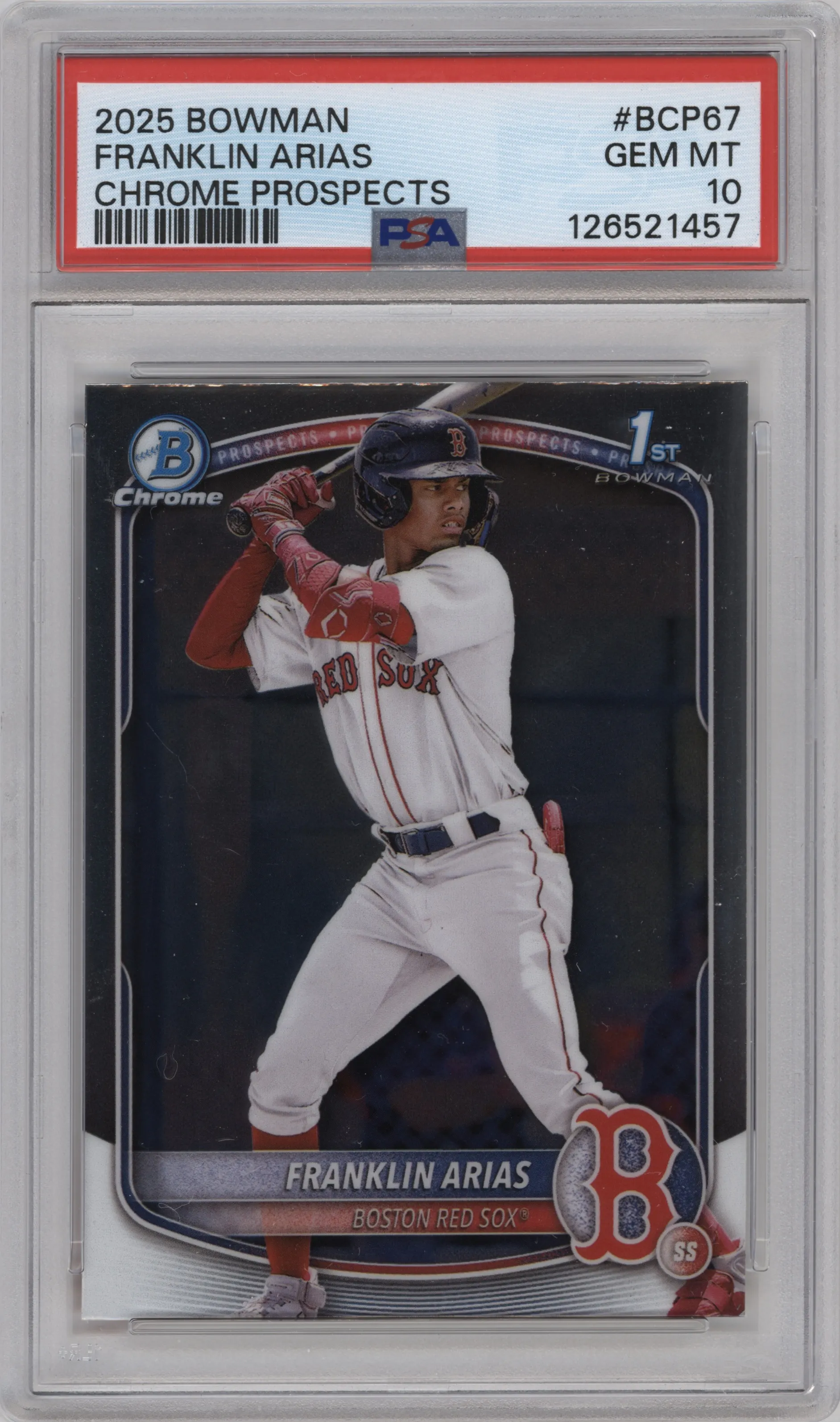 2025 Bowman Chr.Pros Franklin Arias #BCP-67 PSA 10