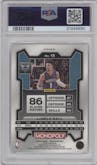 LaMelo Ball  from the 2023-24 Panini Prizm Monopoly set featuring a Dice parallel graded by PSA and given an overall grade of 10.