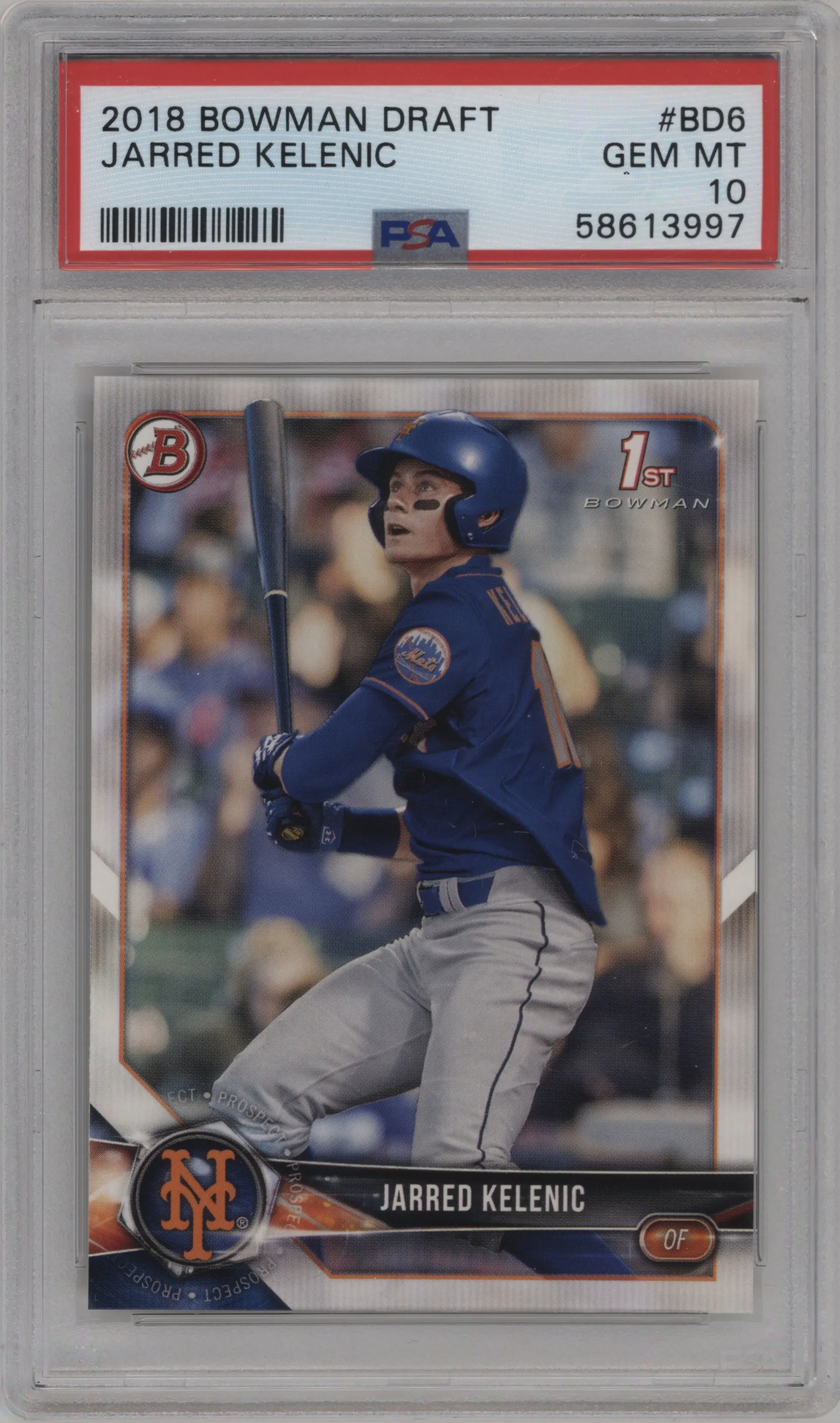 2018 Bowman Draft Jarred Kelenic PSA 10