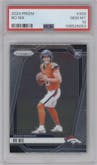 Bo Nix from the 2024 Panini Prizm set graded by PSA and given an overall grade of 10.