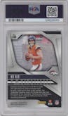 Bo Nix from the 2024 Panini Prizm set graded by PSA and given an overall grade of 10.
