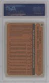 Willie Mays from the 1972 Topps set graded by PSA and given an overall grade of 9.
