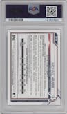 Michael Harris from the 2021 Bowman Draft set graded by PSA and given an overall grade of 10.