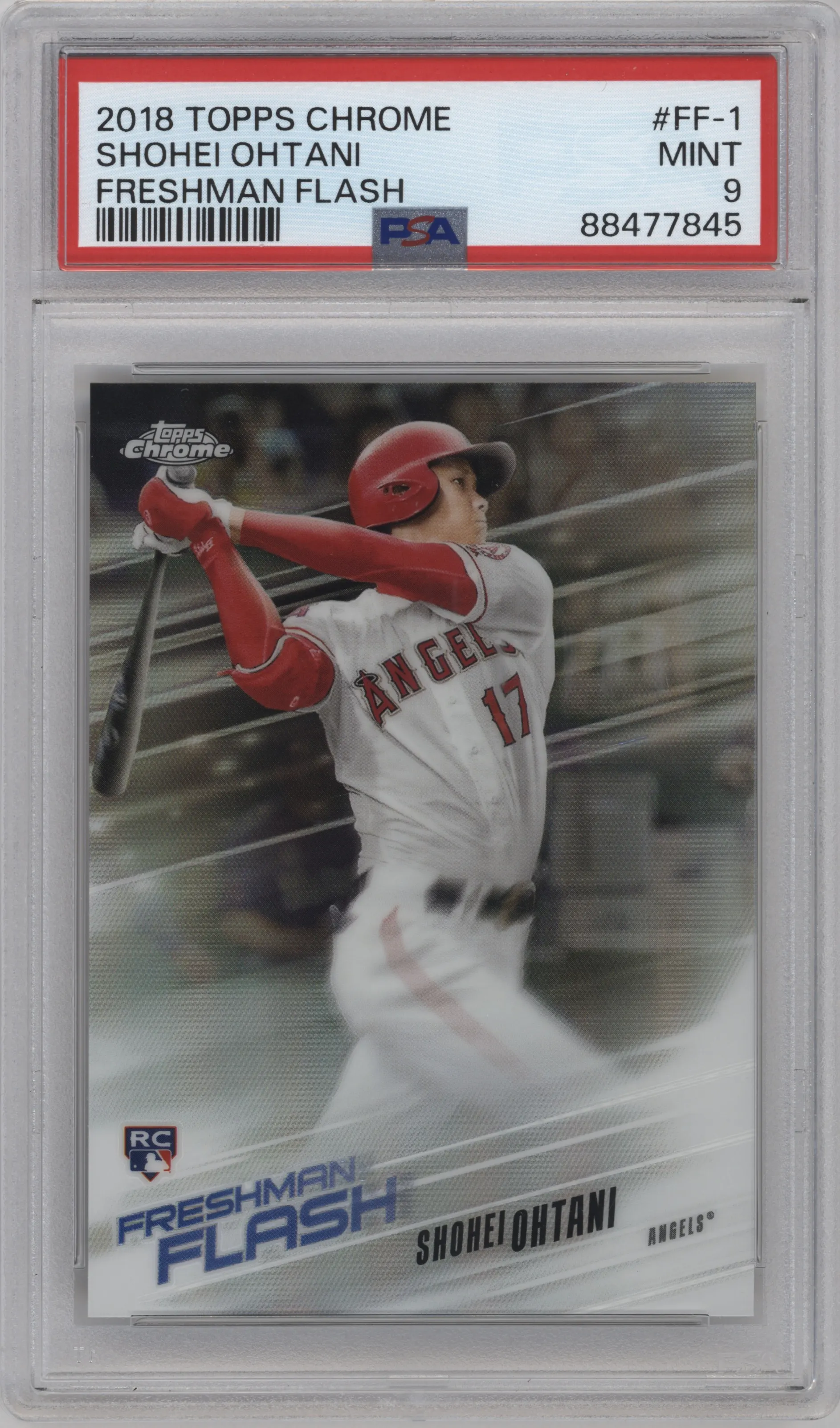 2018 Topps Chrome Freshman Flash Shohei Ohtani #FF-1 PSA 9