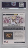 Jayden Daniels from the 2024 Panini Luminance set graded by PSA and given an overall grade of 10.