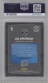 OG Anunoby from the 2017-18 Panini Donruss Optic set featuring a Pink parallel graded by PSA and given an overall grade of 10.