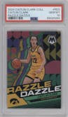 Caitlin Clark from the 2024 Panini Caitlin Clark Collection set graded by PSA and given an overall grade of 10.