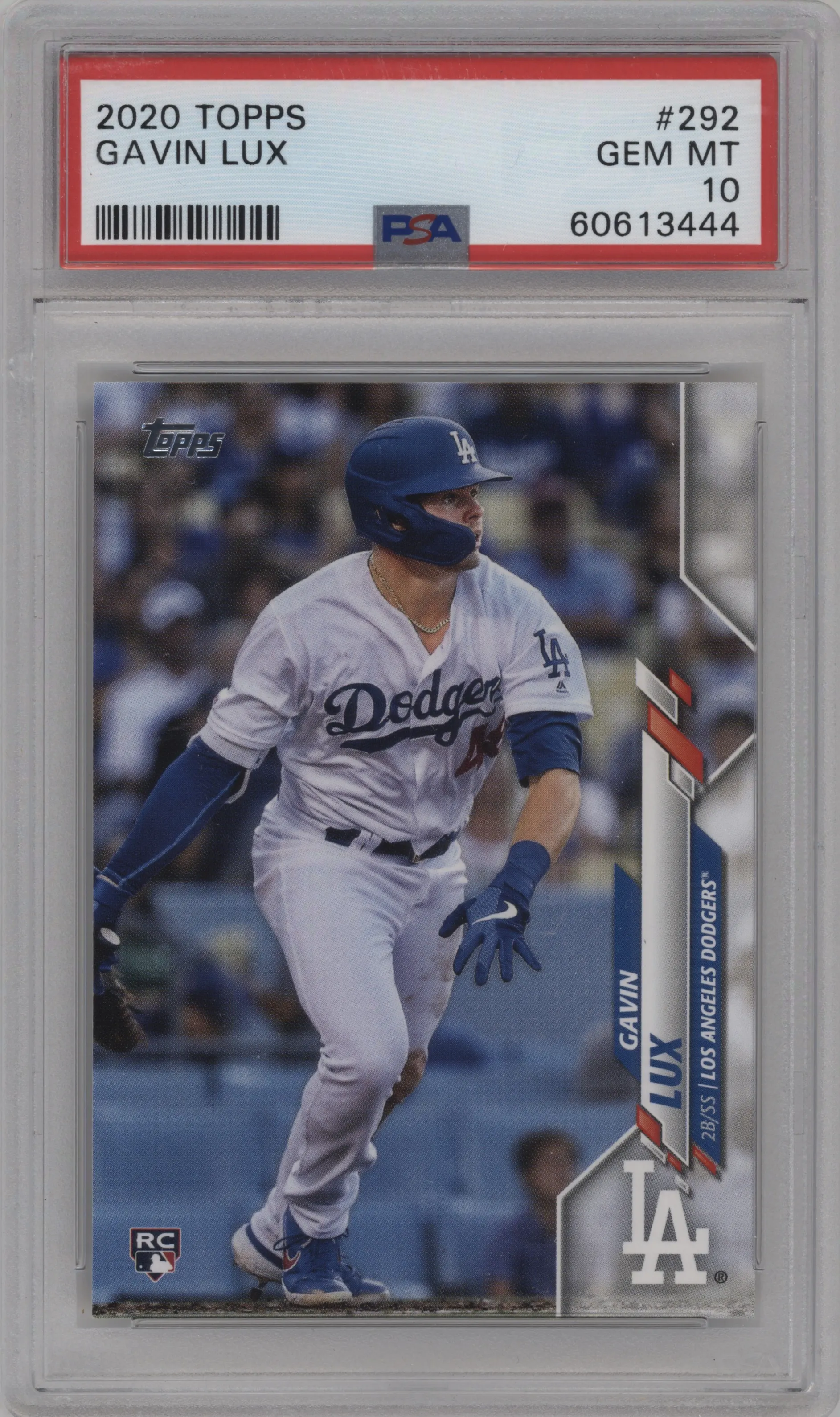 2020 Topps Series 1 Gavin Lux PSA 10