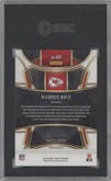 Rashee Rice from the 2023 Panini Select set featuring a Disco Red parallel graded by SGC and given an overall grade of 10.