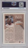 Michael Jordan from the 1996-97 Topps set graded by PSA and given an overall grade of 9.