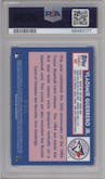 Vladimir Guerrero Jr. from the 2019 Topps Silver Pack set featuring a Purple Refractor parallel graded by PSA and given an overall grade of 9.
