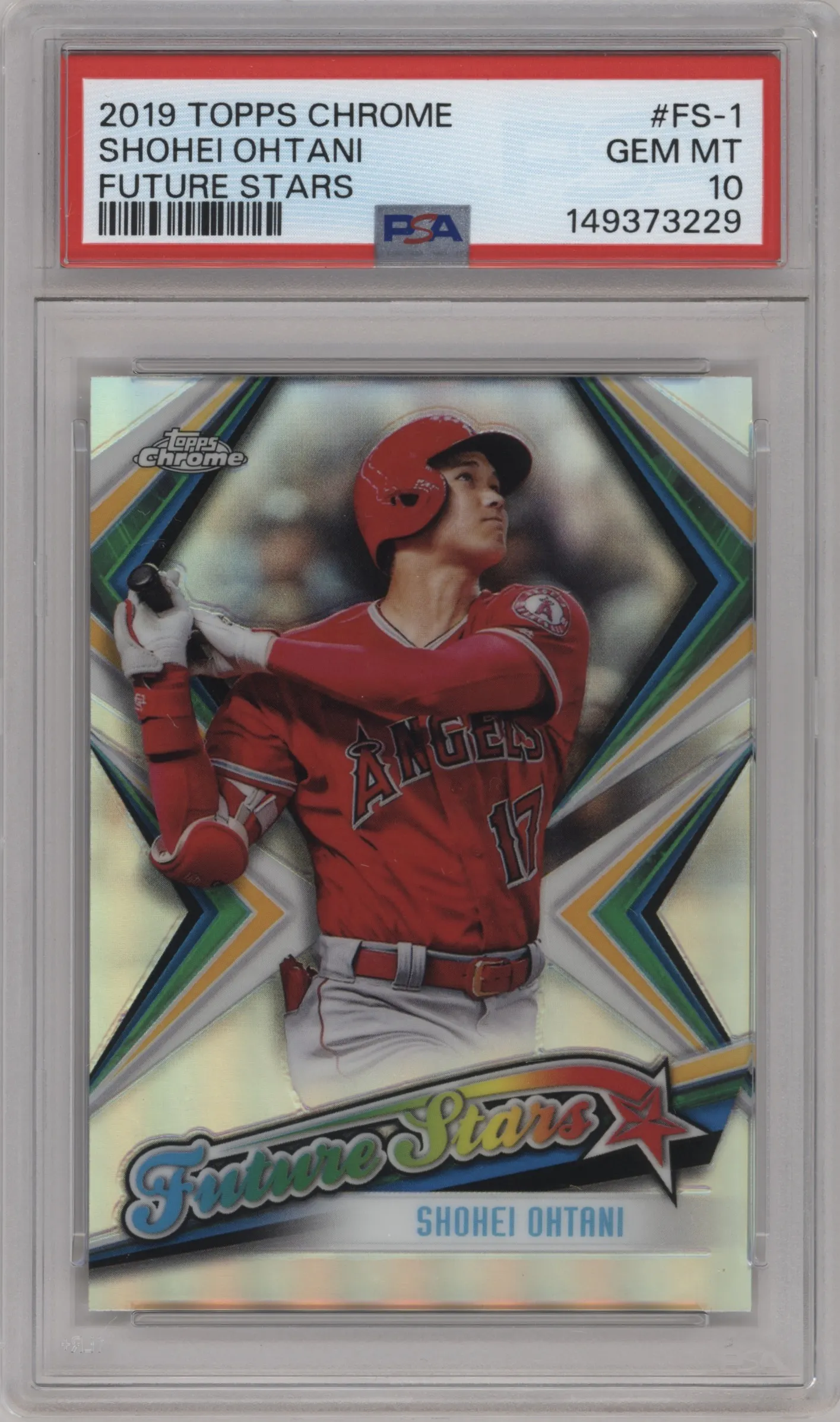 2019 Topps Chrome Future Stars Shohei Ohtani #FS-1 PSA 10