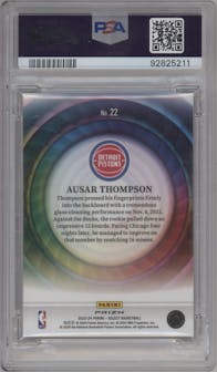 Ausar Thompson from the 2023-24 Panini Select  set graded by PSA and given an overall grade of 10.