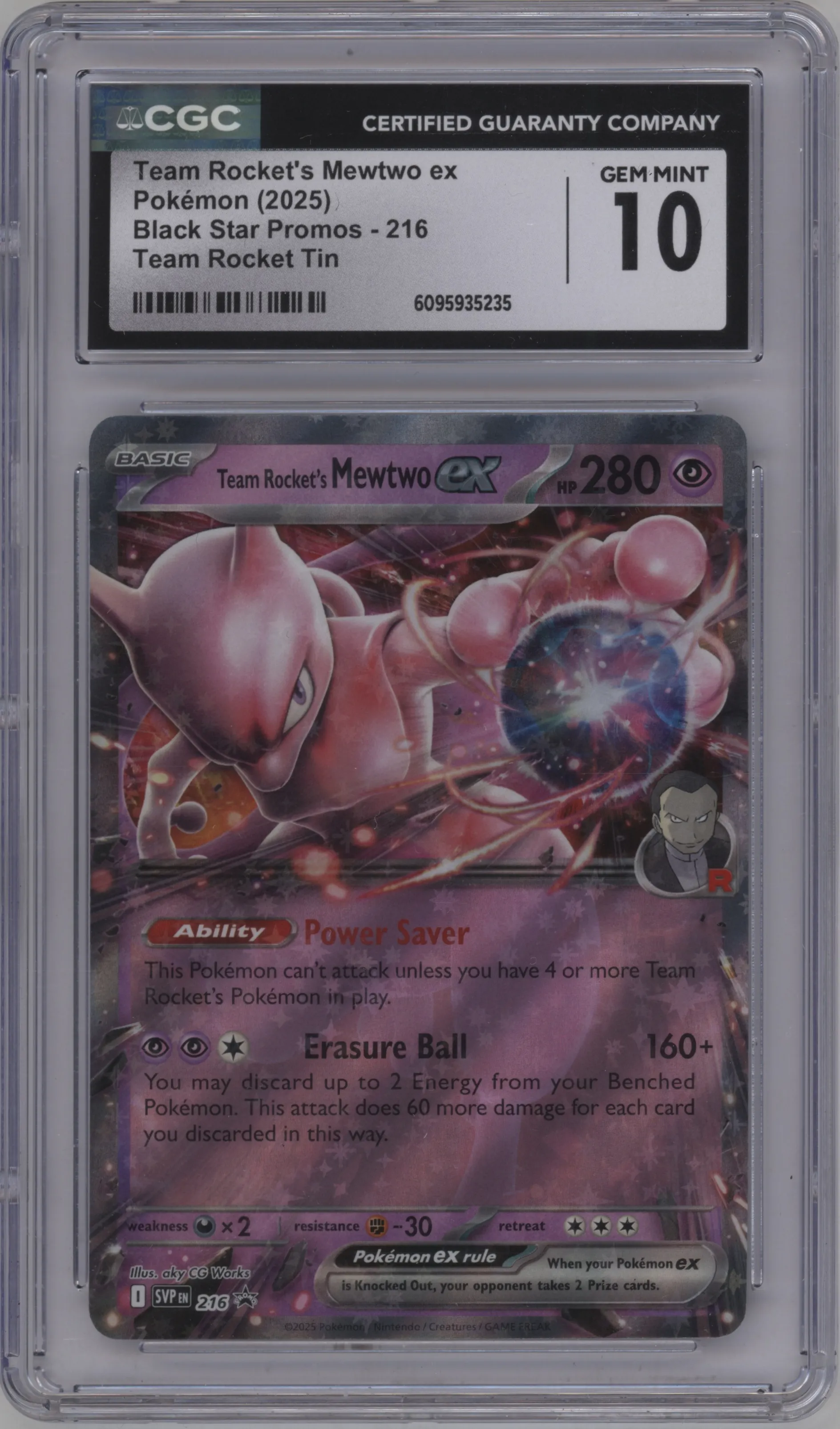 Team Rocket's Mewtwo ex