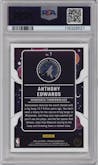 Anthony Edwards from the 2024-25 Panini Donruss set graded by PSA and given an overall grade of 10.