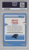 Bryce Young from the 2023 Donruss Optic set featuring a Holo parallel graded by PSA and given an overall grade of 10.