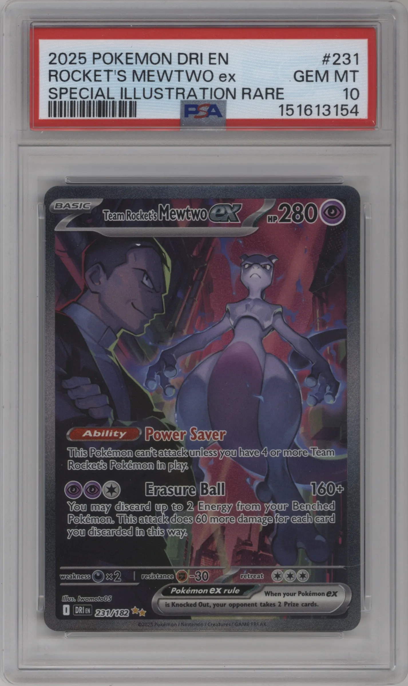 Team Rocket's Mewtwo ex