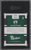 Jayson Tatum from the 2017-18 Panini Donruss set graded by SGC and given an overall grade of 9.5.