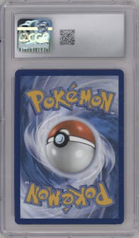 Rayquaza from the 2020 Pokemon SWSH set featuring a Triple Blisters Pack parallel graded by CSG and given an overall grade of 10.