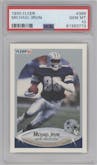 Michael Irvin  from the 1990 Fleer set graded by PSA and given an overall grade of 10.
