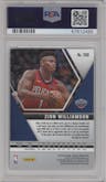 Zion Williamson from the 2019-20 Panini Mosaic  set graded by PSA and given an overall grade of 10.