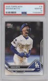 Mookie Betts from the 2025 Topps Now set graded by PSA and given an overall grade of 10.