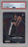 Stephon Castle from the 2024-25 Panini Prizm set graded by PSA and given an overall grade of 10.
