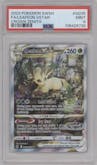 Leafeon VSTAR from the 2023 Pokemon SWSH set graded by PSA and given an overall grade of 9.