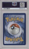 Leafeon VSTAR from the 2023 Pokemon SWSH set graded by PSA and given an overall grade of 9.