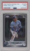 Bobby Witt Jr. from the 2022 Topps Chrome Update set graded by PSA and given an overall grade of 9.