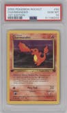Charmander  from the 2000 Pokemon set graded by PSA and given an overall grade of 10.