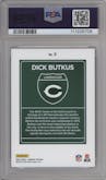 Dick Butkus from the 2024 Donruss set graded by PSA and given an overall grade of 8.