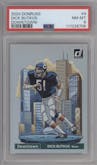 Dick Butkus from the 2024 Donruss set graded by PSA and given an overall grade of 8.